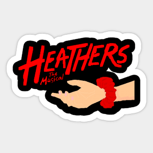 heathers-the-musical-high-resolution transparent 1 Sticker